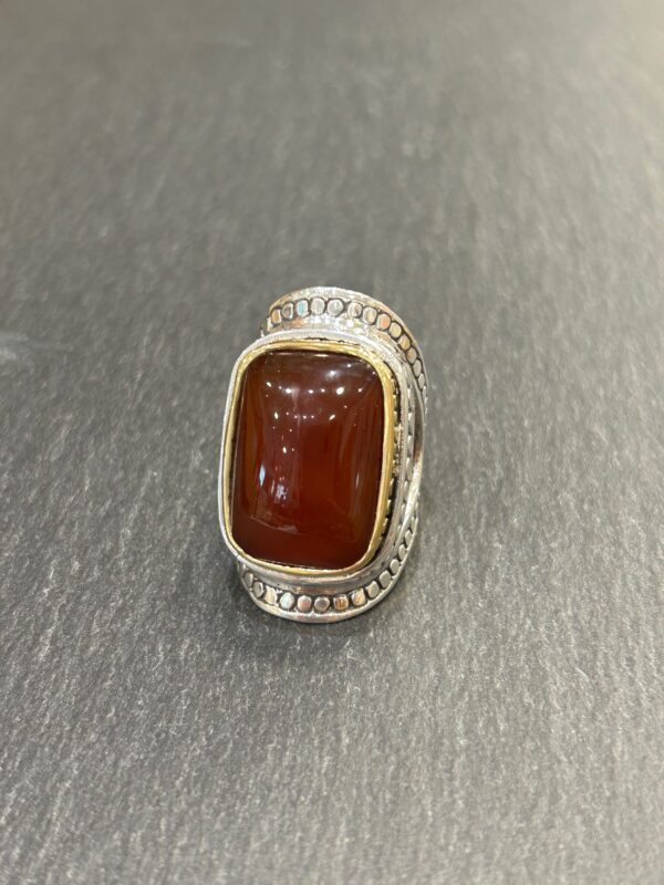 BAGUE J 968 CORNALINE - ASTREE