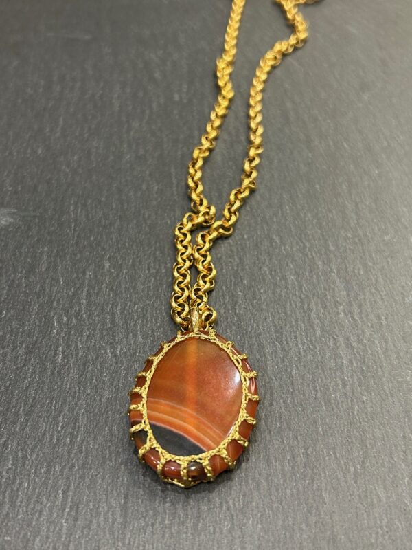 COLLIER GOTTA CORNALINE - ASTREE