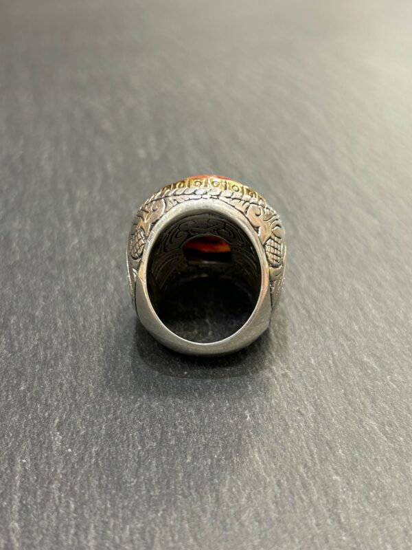 Bague J970 Agate rouge – Image 5