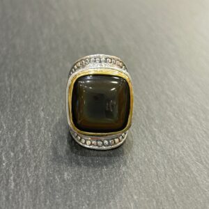 BAGUE J969 OBSIDIENNE - ASTREE