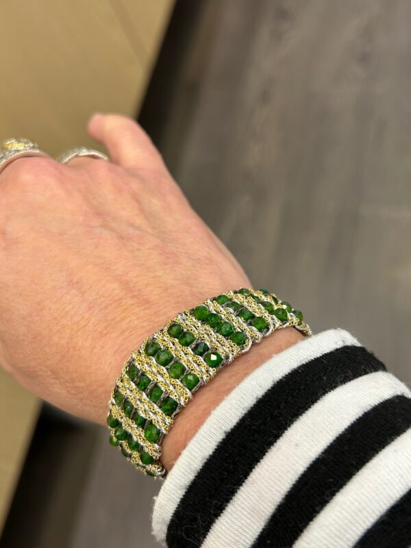 Bracelet MADRAS XL Diopside – Image 3