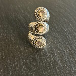 BAGUE J941 NACRE GRISE - ASTREE
