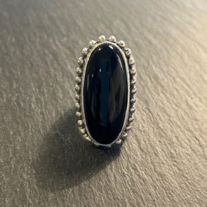 BAGUE J885 ONYX - ASTREE