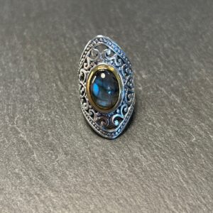 BAGUE J952 LABRADORITE - ASTREE