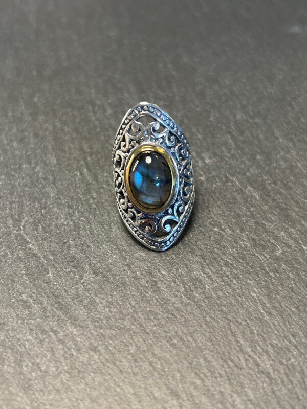 BAGUE J952 LABRADORITE - ASTREE