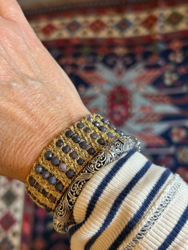 Bracelet MADRAS XL Saphir – Image 3
