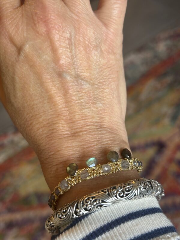 Bracelet CANDY DROP Saphir, Labradorite – Image 3