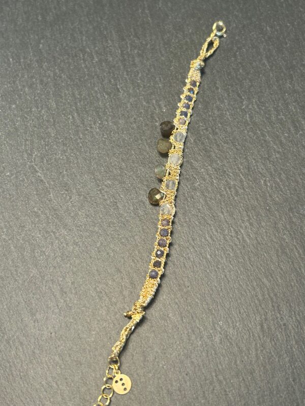 Bracelet CANDY DROP Saphir, Labradorite – Image 4