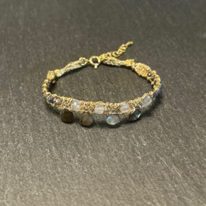 BRACELET CANDY DROP SAPHIR LABRADORITE - ASTREE