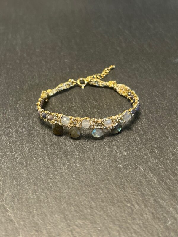 BRACELET CANDY DROP SAPHIR LABRADORITE - ASTREE