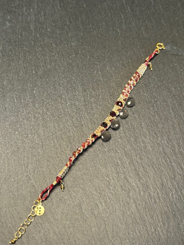 Bracelet CANDY DROP Quartz, Grenat, Pierre de Lune – Image 3