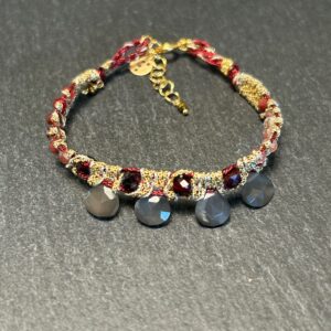 BRACELET CANDY DROP QUARTZ, GRENAT, PIERRE DE LUNE - ASTREE