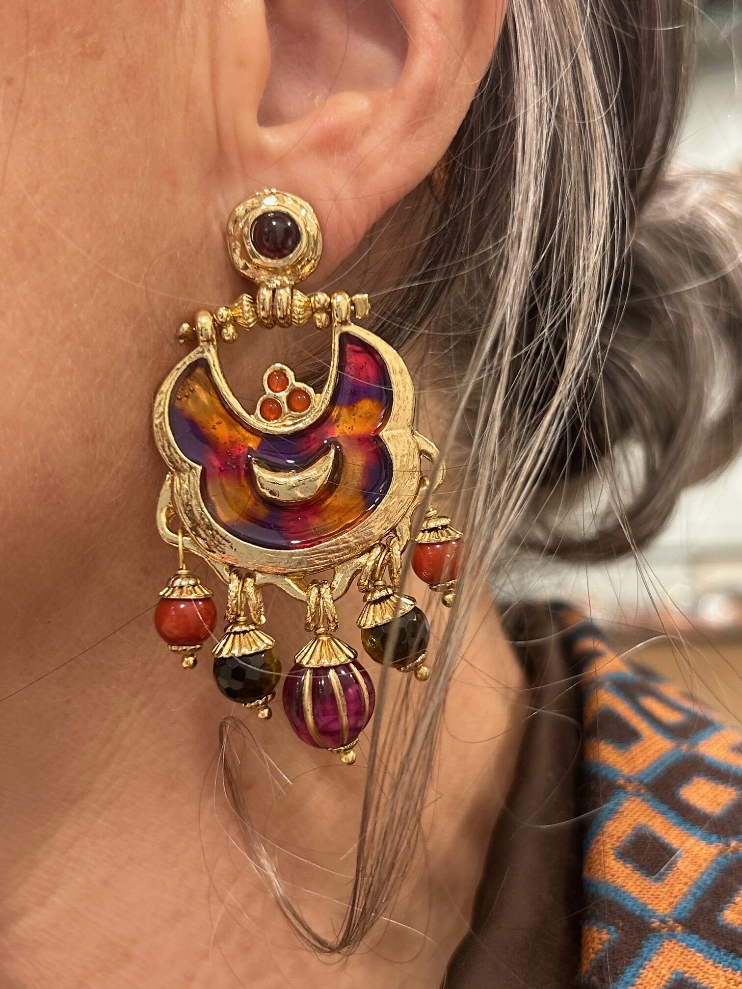 Boucles d'oreilles HAVANA Terracotta – Image 3