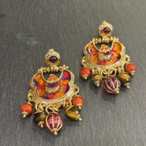 BOUCLES D4OREILLES HAVANA TERRACOTTA - ASTREE