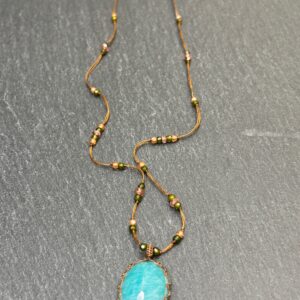 Collier TIBETAN Amazonite - ASTREE