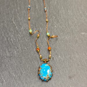 COLLIER TIBETAN TURQUOISE - ASTREE