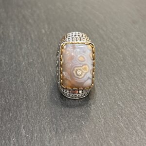 BAGUE J982 JASPE OCEAN - ASTREE