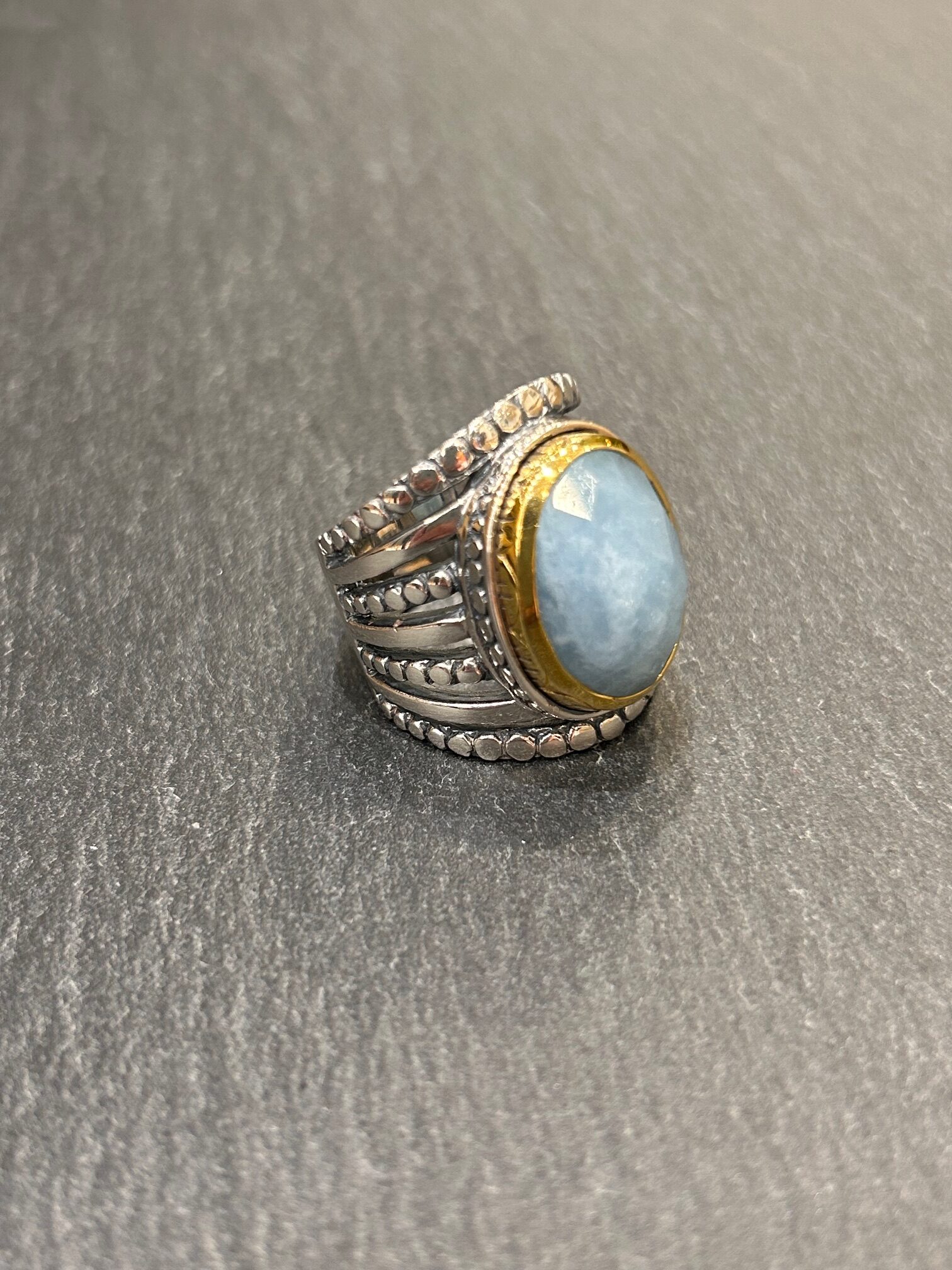 Bague J953 Aigue Marine – Image 4