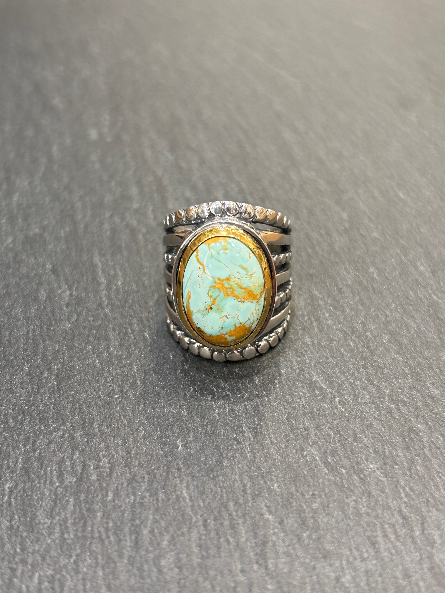 BAGUE J953 TURQUOISE - ASTREE