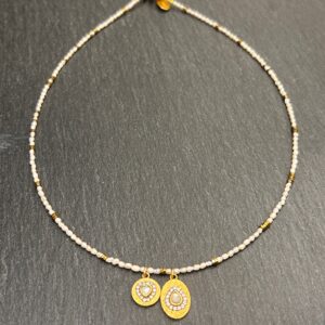 COLLIER ENFILADE NACRE - ASTREE