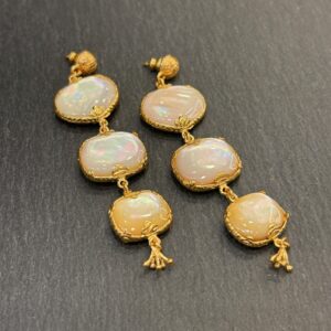 BOUCLES D'OREILLES SILENE NACRE - ASTREE