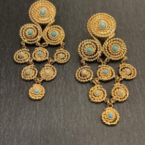 BOUCLES D'OREILLES MISTRAL TURQOISE - ASTREE