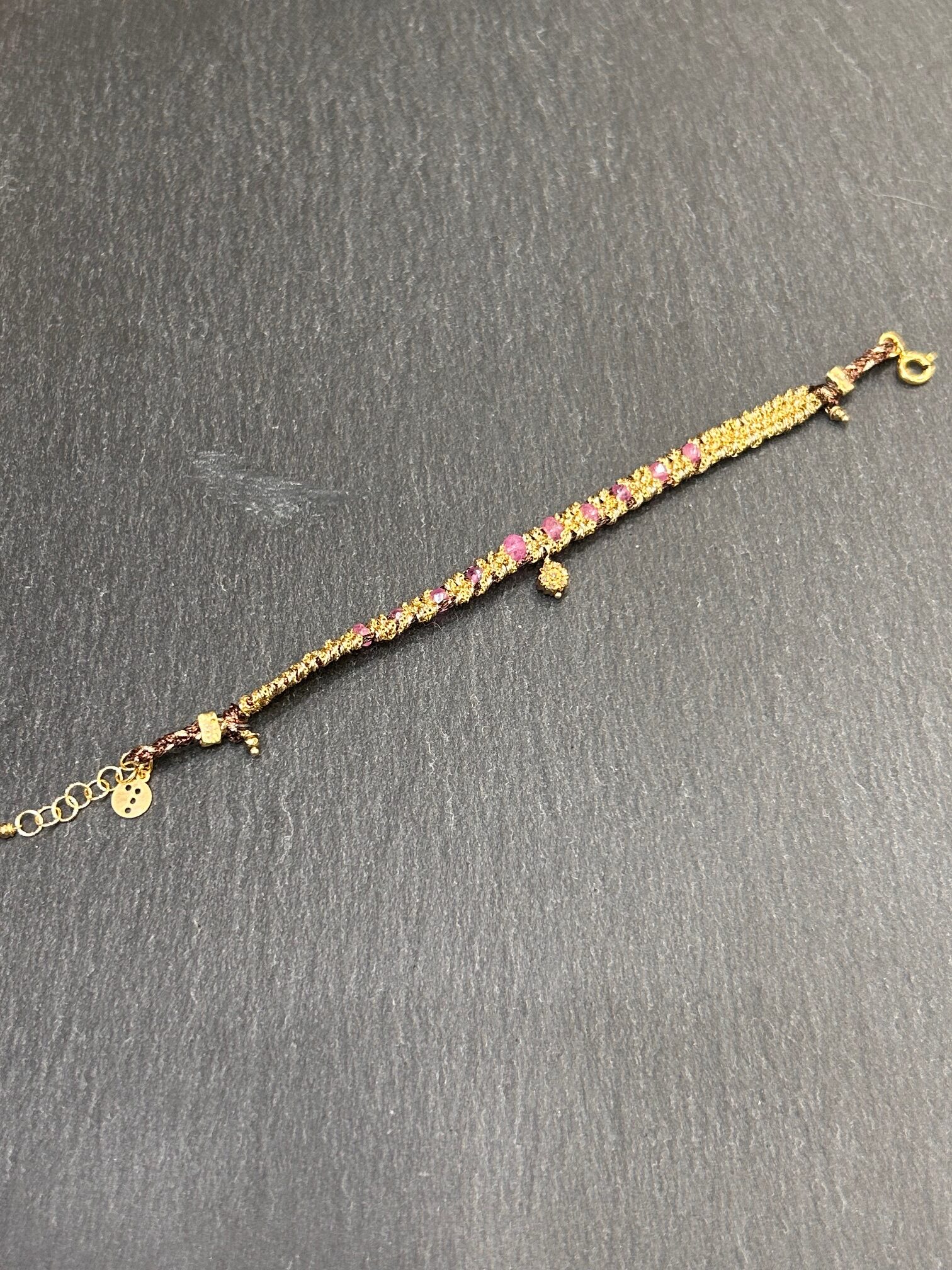 Bracelet PRECIOUS Saphir rose – Image 4