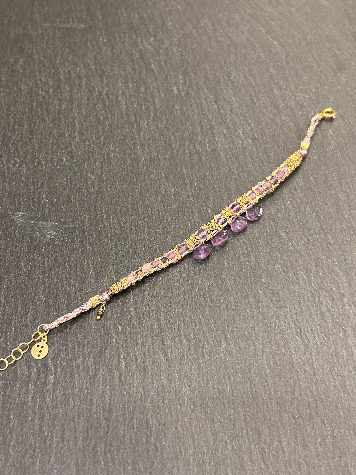 Bracelet CANDY DROP Améthyste – Image 3