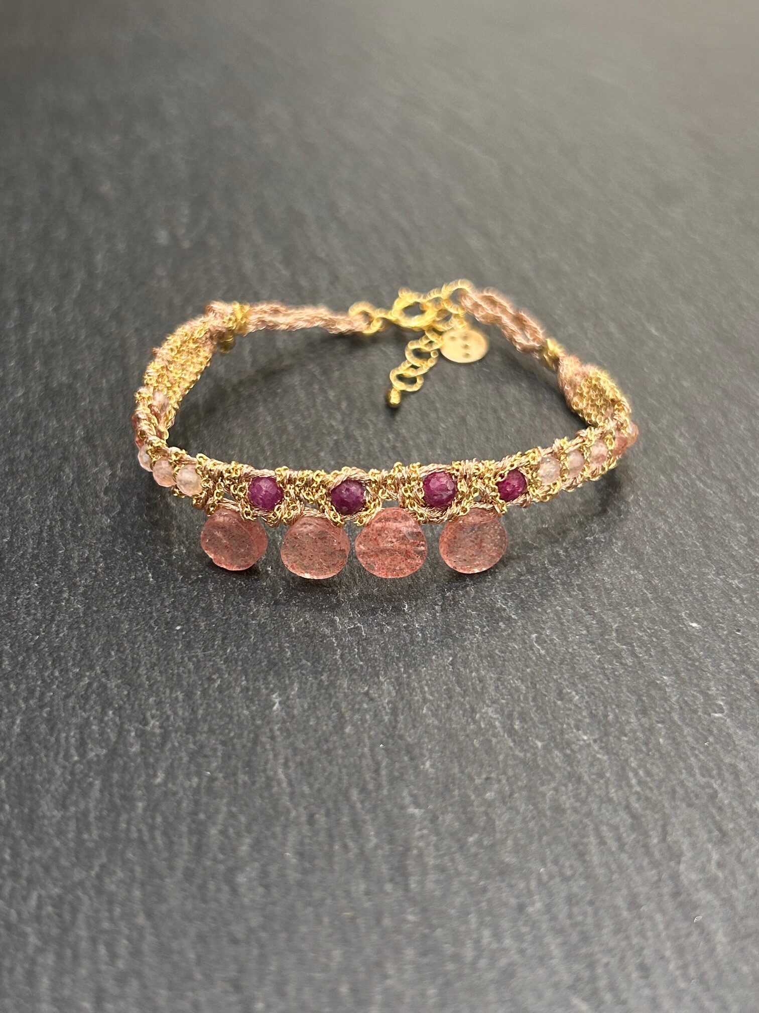 BRACELET CANDY DROP FRAISE - ASTREE