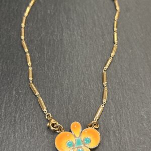 COLLIER MIRAGE ORANGE -ASTREE