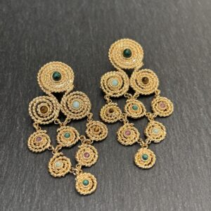 BOUCLES D'OREILLES MISTRAL VERTE - ASTREE