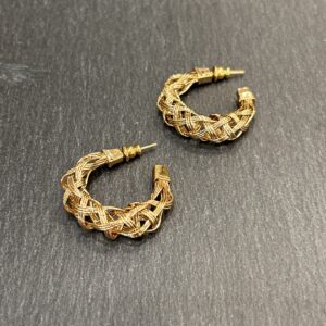 BOUCLES D'OREILLES FILEO DOREES - ASTREE