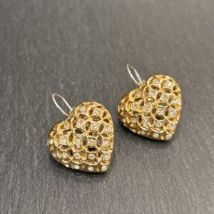 BOUCLES D'OREILLES CORACAO DOREES - ASTREE