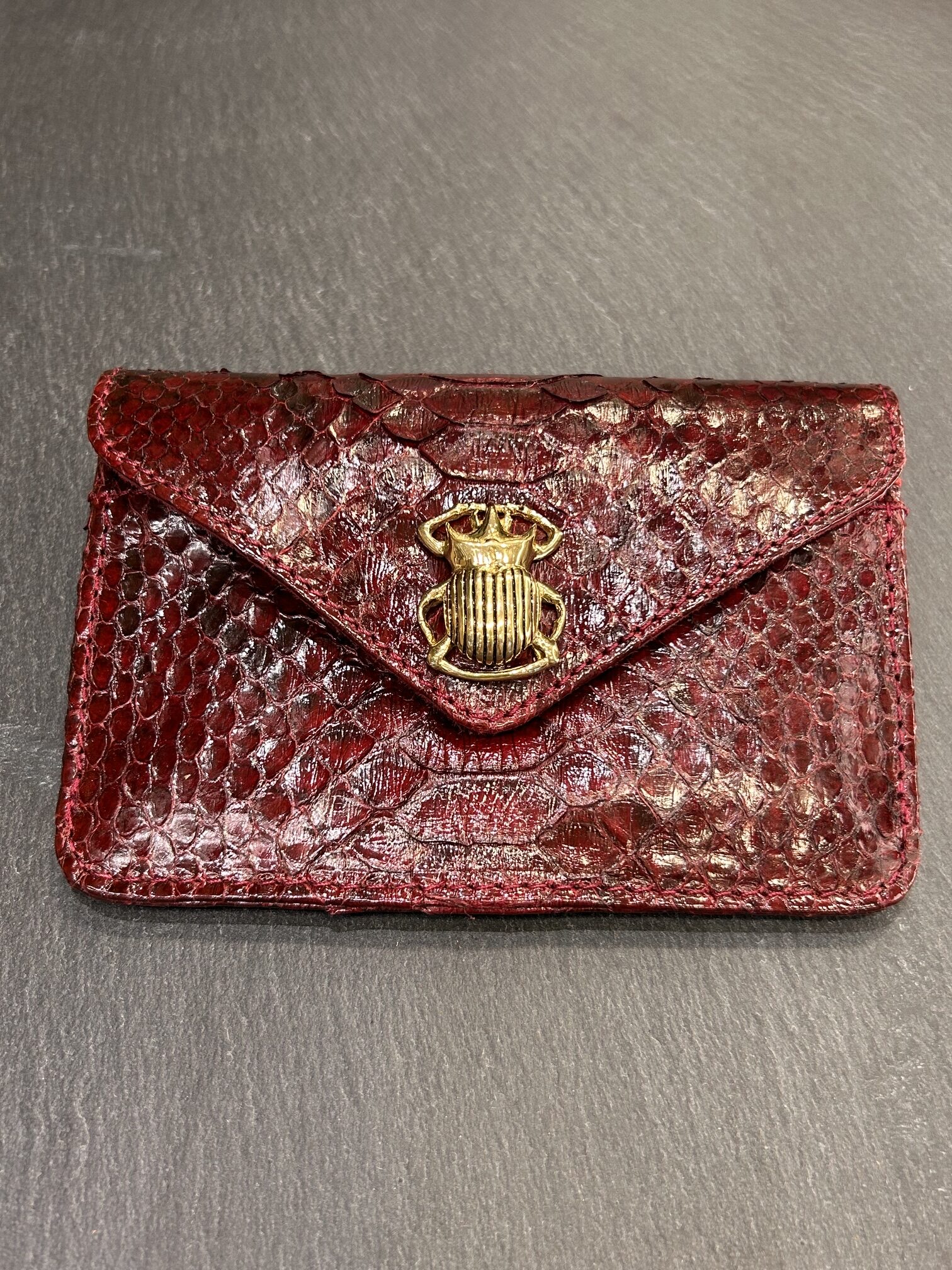 PORTEFEUILLE ALEX BURGUNDY - ASTREE