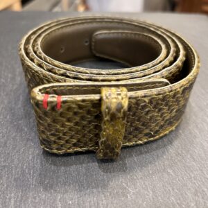 CEINTURE PYTHON KAKI - ASTREE