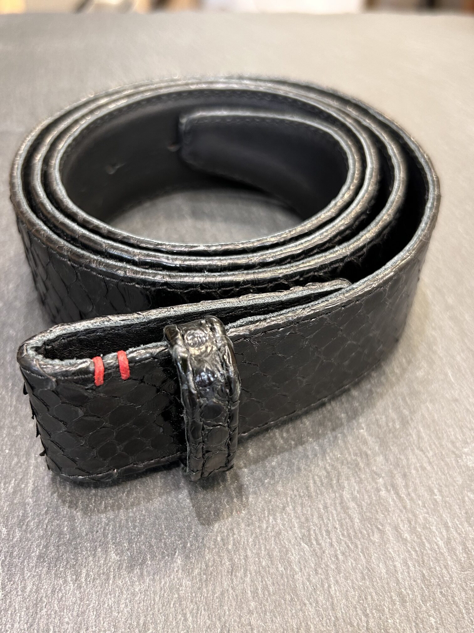 CEINTURE PYTHON NOIRE - ASTREE