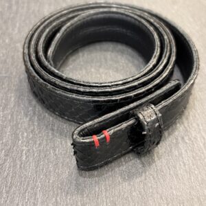 BABY CEINTURE PYTHON NOIRE - ASTREE
