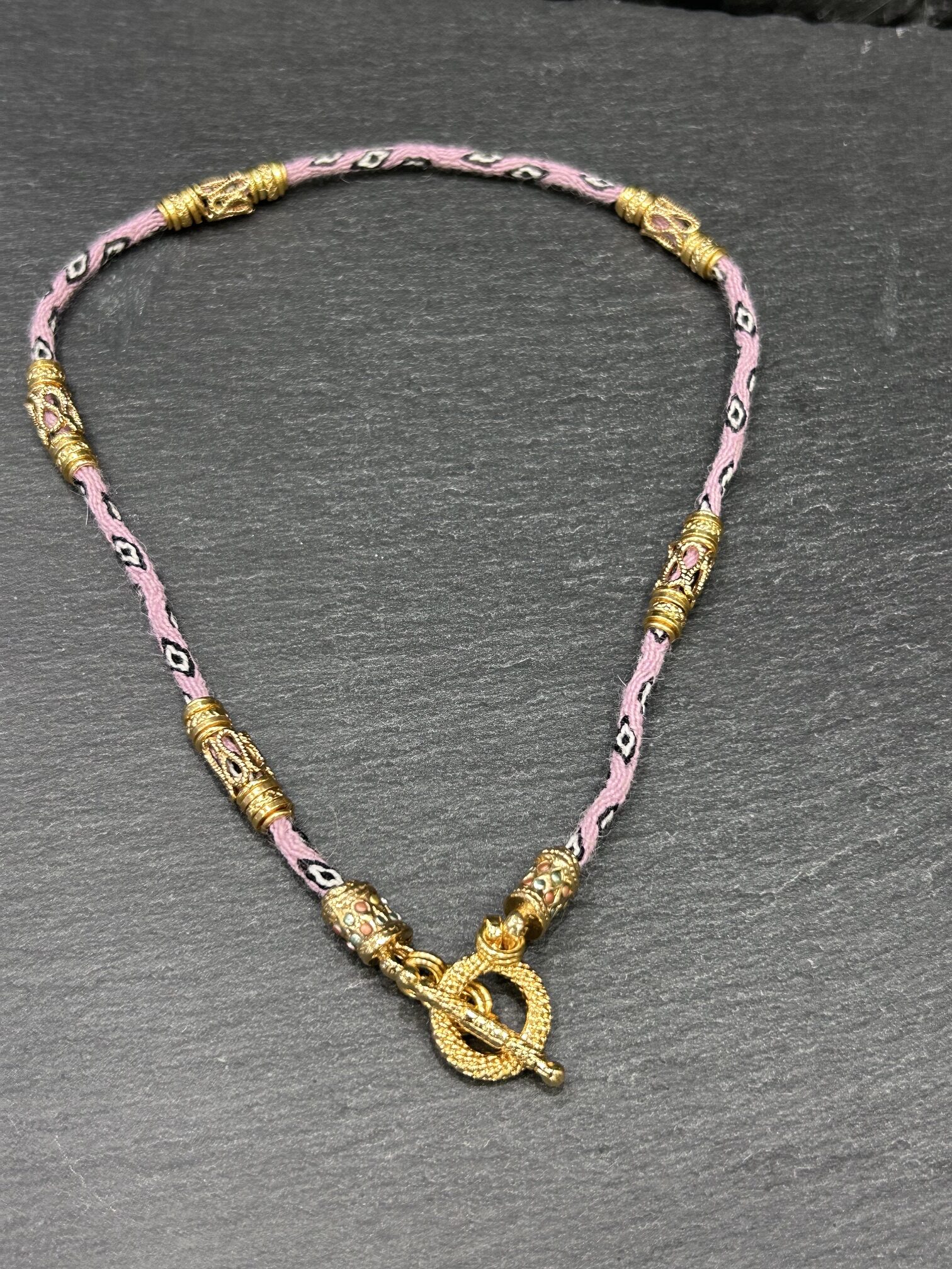 COLLIER LIMA MAUVE - ASTREE