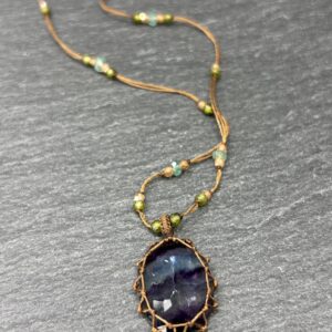 COLLIER FLUORITE RAINBOW - ASTREE