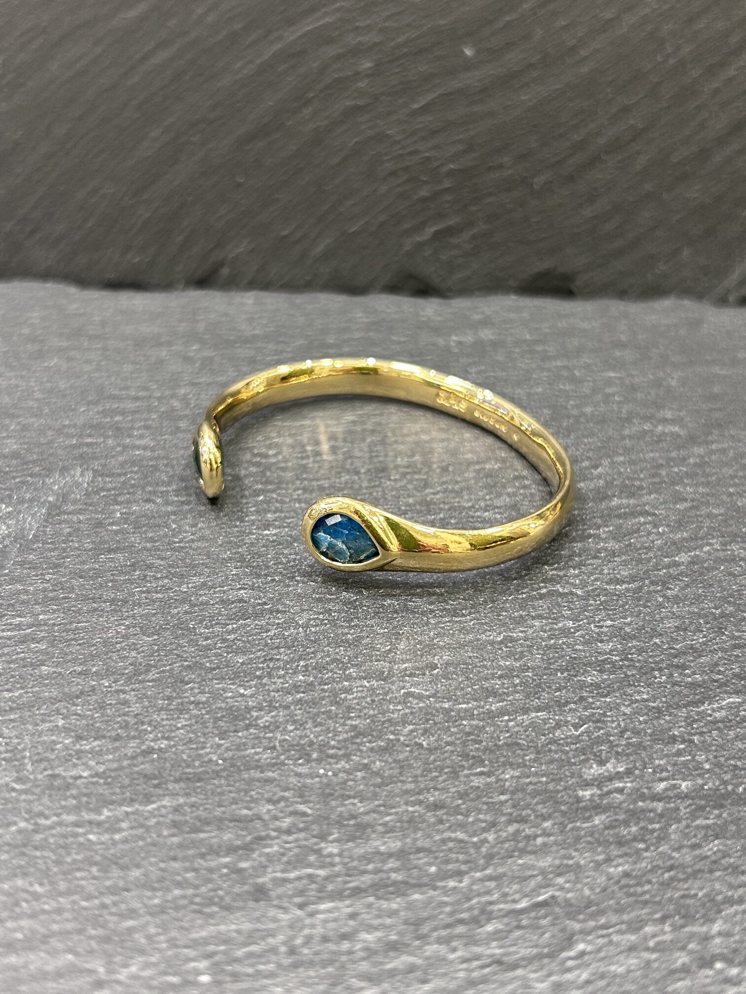 Bracelet SAINT GERMAIN Bleu pétrole - GAS BIJOUX – Image 5