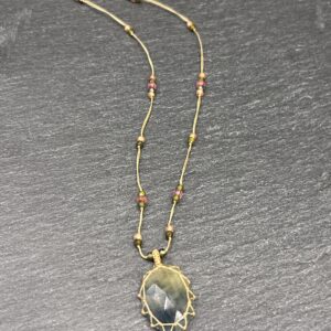 COLLIER TIBETAN CORINDON - ASTREE