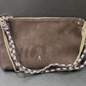 SAC MALLOW SUEDE CHOCO - ASTREE