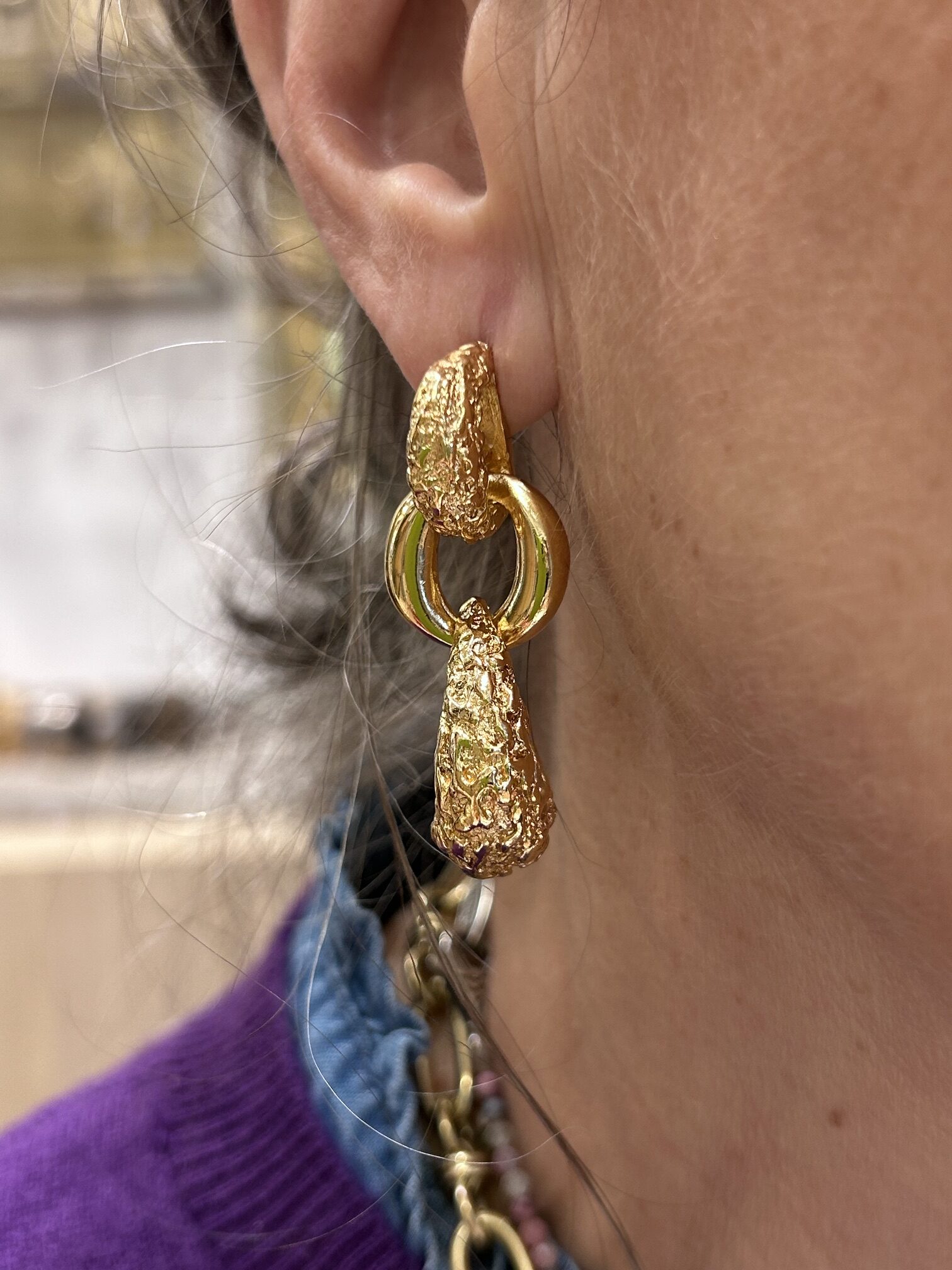 Boucles d'oreilles MIRA - GAS BIJOUX – Image 2
